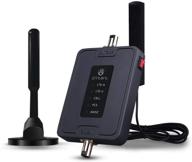 📶 enhance cell phone signal in your vehicle with 5 band signal booster - supports major carriers verizon, at&amp;t, t-mobile, sprint - boosts voice &amp; data logo