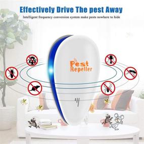 img 3 attached to 🐜 2020 Upgrade Ultrasonic Pest Repeller 6 Pack: Best Indoor Repellent for Children and Pets Safety, Electronic Pest Control for Mosquitoes, Mice, Cockroaches, Rats, Bugs, Spiders, and Ants