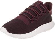 👟 maroon men's adidas tubular shadow sneaker shoes logo