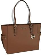 women's saffiano leather handbags & wallets with drawstring by michael kors – perfect totes for style and function logo