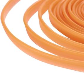 img 1 attached to 🧡 ATMOMO 5M Orange Flexible Trim for DIY Car Interior Exterior Moulding - Decorative Line Strip