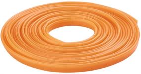 img 2 attached to 🧡 ATMOMO 5M Orange Flexible Trim for DIY Car Interior Exterior Moulding - Decorative Line Strip