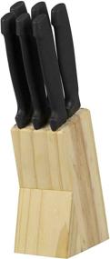 img 4 attached to Home Basics 6 Piece Knife Block