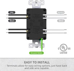 img 1 attached to 🔒 Enhanced Safety with Tamper Resistant Receptacle Indicator Wallplate MICMI