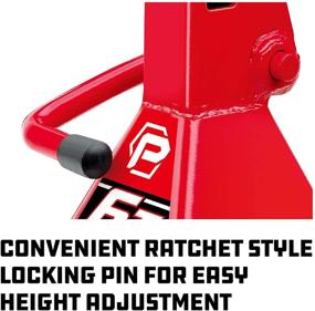 img 1 attached to Powerbuilt 647511 Ratchet Jack Stands