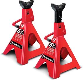 img 4 attached to Powerbuilt 647511 Ratchet Jack Stands
