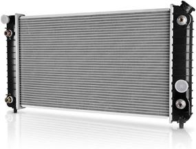 img 4 attached to DWVO Complete Radiator for GMC Chevy Blazer S10 Jimmy 🔥 Sonoma Hombre Bravada 4.3L V6 DWRD1012 - High-quality and Compatible Cooling Solution