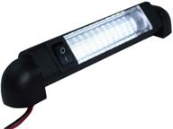 💡 water resistant led bar light: pivoting 6" courtesy lamp with on/off switch - 12v dc convenience solution logo