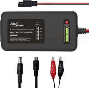 img 4 attached to 🔌 ULTRAPOWER 4Amp 12.8V-14.4V Lipo LifePO4 Battery Charger: Intelligent 4-Stage Maintenance Trickle Charger for Cars, Motorcycles, Lawn Mowers, Toy Cars, and Golf Carts