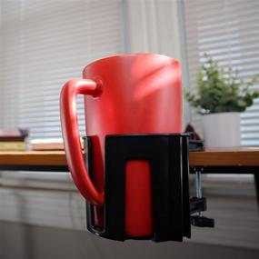 img 3 attached to ☕️ Black Cup Holder - Premium Anti-Spill Cup Holster for Desk or Table (1)