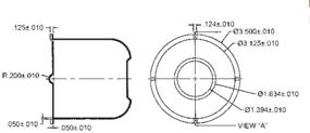 img 1 attached to 🔧 Enhance Your Trailer's Aesthetics with Automotive Authority LLC 4 Black Trailer Wheel Hub Center Cap 3.125" Diameter - Ideal for Travel Trailers, Campers, and RV (Black)