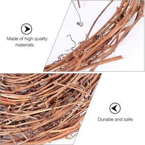 img 2 attached to 🎗️ 15 Feet DIY Crafts Natural Grapevine Twig Vine Garland Wreaths - Enhance Wedding, House, and Holiday Door Wall Decor - 2 Pack