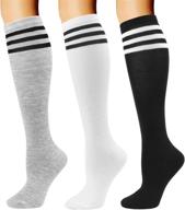 dreshow pairs casual stripe stocking sports & fitness logo