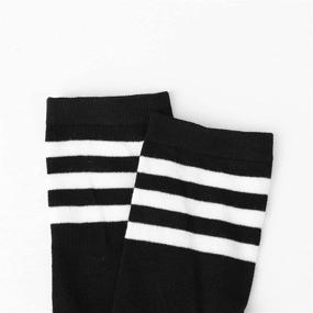 img 3 attached to DRESHOW Pairs Casual Stripe Stocking Sports & Fitness