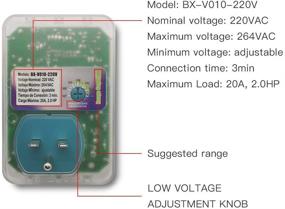 img 2 attached to Защита электроприборов BSEED от напряжения и провалов напряжения