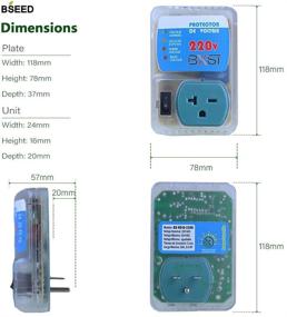 img 1 attached to Защита электроприборов BSEED от напряжения и провалов напряжения
