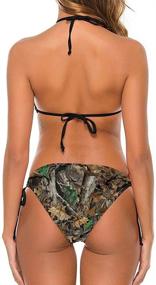 img 1 attached to Swimsuits Real Tree Camos 1 Strappy Triangle Women's Clothing in Swimsuits & Cover Ups