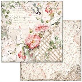 img 3 attached to 🌹 Stamperia Intl. House Rose Paper Pad 12x12 10pk - Multicoloured, 30.5×30.5 (12"x12")