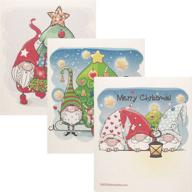 swedish dishcloths 3 pack (christmas gnomes) - versatile all-purpose cleaning cloth logo