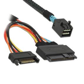 img 3 attached to 🔌 CableDeconn Internal SFF 8643 to SFF 8639 Cable: High Performance Data Transfer Solution