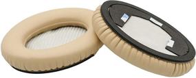 img 1 attached to 🎧 Premium Replacement SoundLink Around-Ear 2 Ear Pads/SoundLink AE2 Ear Pads Cushions for Bose SoundLink Around-Ear 2 (AE2) Headphones (Beige). High-Quality Protein Leather and Dense Foam Materials