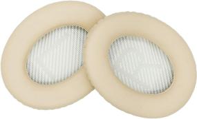 img 4 attached to 🎧 Premium Replacement SoundLink Around-Ear 2 Ear Pads/SoundLink AE2 Ear Pads Cushions for Bose SoundLink Around-Ear 2 (AE2) Headphones (Beige). High-Quality Protein Leather and Dense Foam Materials