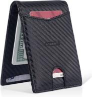 💳 tomule minimalist leather wallets with rfid blocking for men's accessories логотип