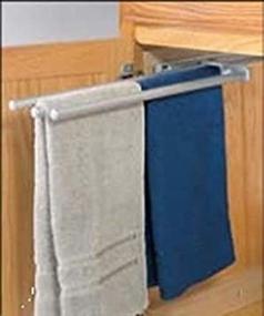 img 2 attached to 🔧 Chrome Finish Pull-Out Extending Towel Rack with 3 Bars