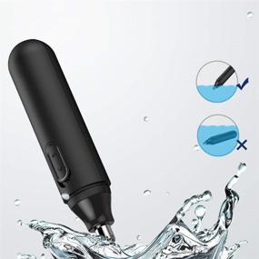 img 3 attached to 🪒 Dr.Pedi Water Resistant Nose Hair Trimmer for Men and Women - Clipper and Ear Hair Trimmer, Black (01-0040)