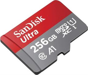 img 2 attached to SanDisk Ultra 256GB MicroSD Card for Motorola Cell Phones: Compatible with Moto E 2020, E7, G Power, Edge+ (SDSQUA4-256G-GN6MN) Bundle with MicroSD Memory Card Reader by Everything But Stromboli