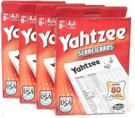📋 pack of 80 yahtzee score cards for games логотип