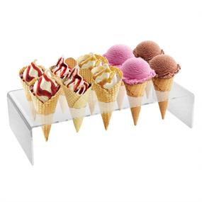 img 4 attached to 🍦 Включающий акриловый держатель для мороженого