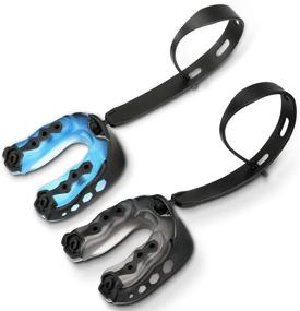 img 4 attached to 🦷 Number-One 2 Pack Soft Mouth Guard with Strap - Ultimate Teeth Armor for Sports: Boxing, Jujitsu, MMA, Football, Basketball, Hockey, Karate, Rugby - Professional Protection for Adults & Youth