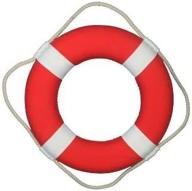 hampton nautical decorative vibrant red lifering with white bands: 15 inches of coastal elegance логотип