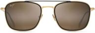 🕶️ ultimate style and protection: maui jim following seas aviator sunglasses logo