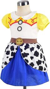 img 2 attached to 👗 Dressy Daisy Cowgirl Princess Pretend Play Costume Dress Up