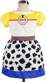 img 3 attached to 👗 Dressy Daisy Cowgirl Princess Pretend Play Costume Dress Up