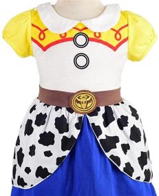 img 1 attached to 👗 Dressy Daisy Cowgirl Princess Pretend Play Costume Dress Up