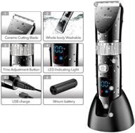 💇 hatteker cordless hair trimmer pro hair clippers beard trimmer: ultimate haircut kit for men - rechargeable & waterproof logo