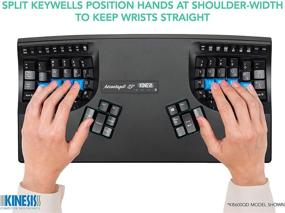 img 3 attached to 👍 Enhanced Kinesis Advantage2 Ergonomic Keyboard for Dvorak Typists - KB600QD