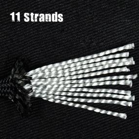 img 1 attached to 🪡 PARACORD PLANET Type IV Paracord: Heavy-duty 750 lb Tensile Strength Tactical Cord with Removable 11 Strand Core - Ideal for Parachuting and Tough Outdoor Adventures