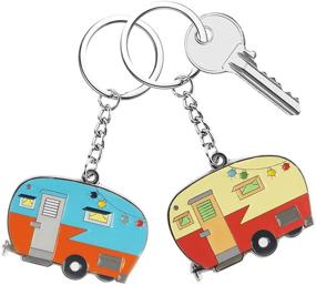 img 4 attached to Keychain Teenager Trailers Vacation Accessories