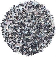 💎 ss10 3mm crystal ab flatback resin rhinestones - 1400pcs for diy clothes, bags, & jewelry decoration logo