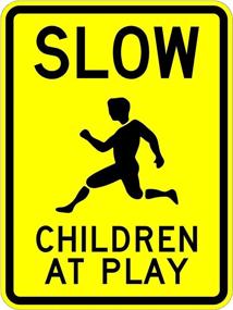 img 1 attached to Slow Children Play Sign Warranty