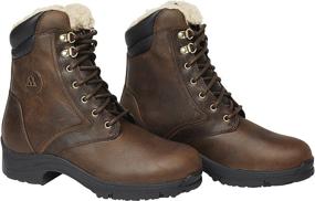 img 1 attached to Premium Quality Mountain Horse Ladies Snowy River Lace Paddock Boots - Ultimate Comfort & Style