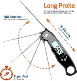 img 2 attached to Instant Read Digital Thermometer Probe