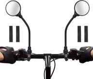 coitak adjustable handlebar mirrors universal logo