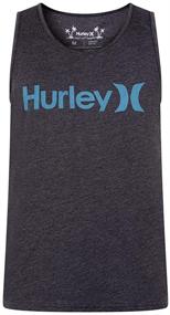 img 2 attached to Hurley Men's Shirts in Graphic Black Heather Noise Clothing