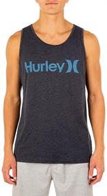 img 4 attached to Hurley Men's Shirts in Graphic Black Heather Noise Clothing