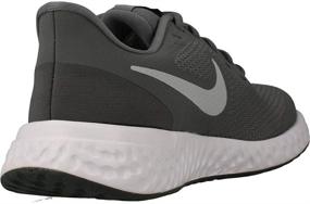img 2 attached to 🏃 Nike Revolution Running Metallic Silver Black Girls' Athletic Shoes: Supreme Comfort and Style!